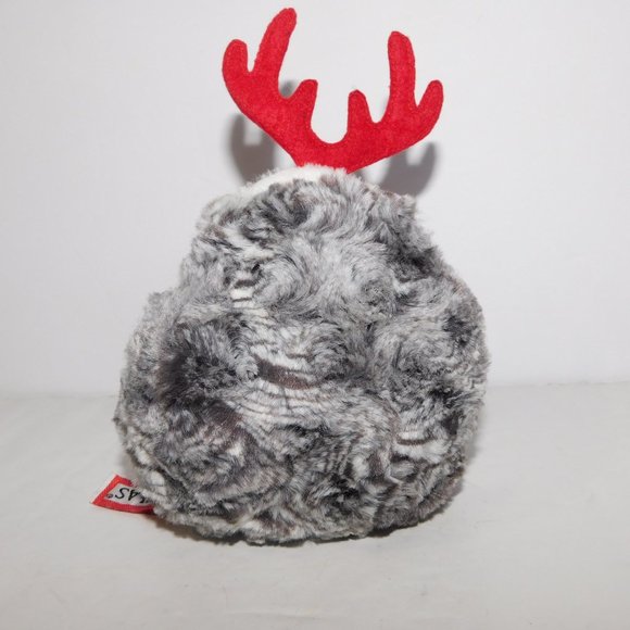 Spicy Holiday Christmas Hedgehog Plush With Antlers 5" Douglas Cuddle Toy - Picture 5 of 7